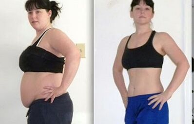 Hourly diet before and after photos