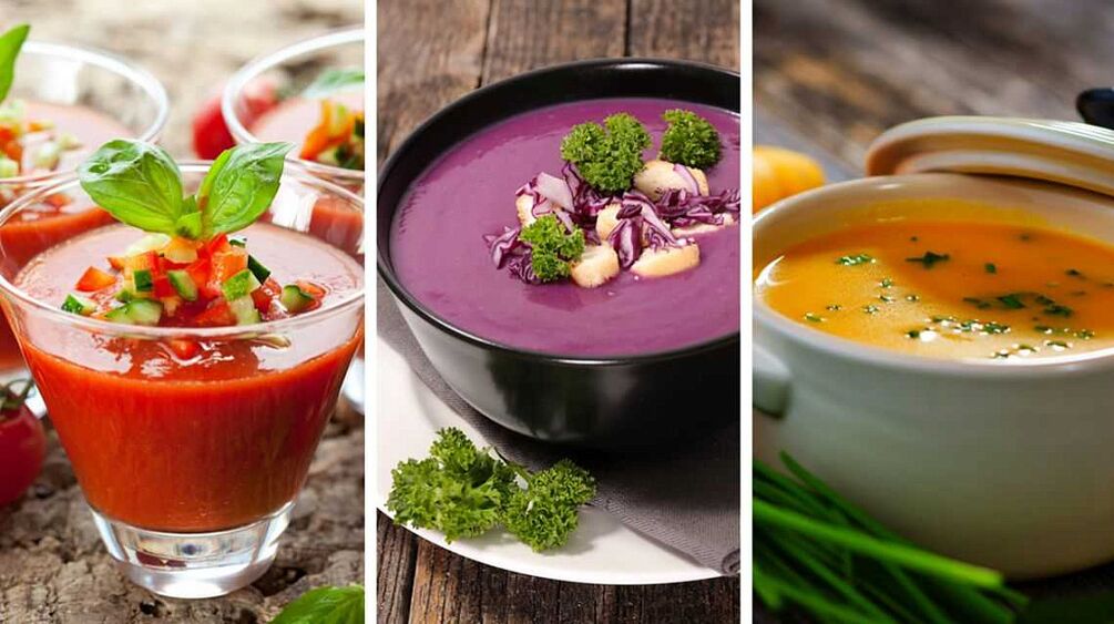 Soups are the diet's first dish in the diet of those who want to lose weight quickly. 